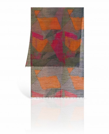 Палантин Женский SW-PATCH.POLKA/GREENISH